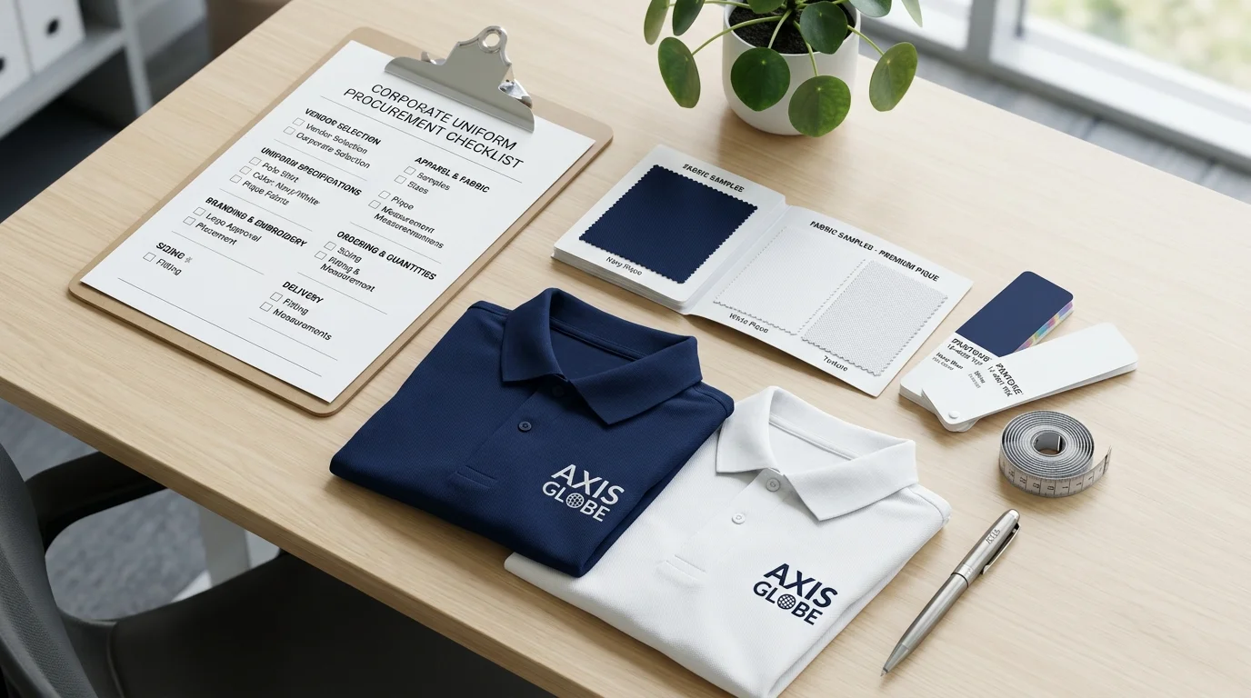 คู่มือจัดซื้อเสื้อยูนิฟอร์มบริษัทและองค์กร Checklist สั่งผลิตเสื้อ